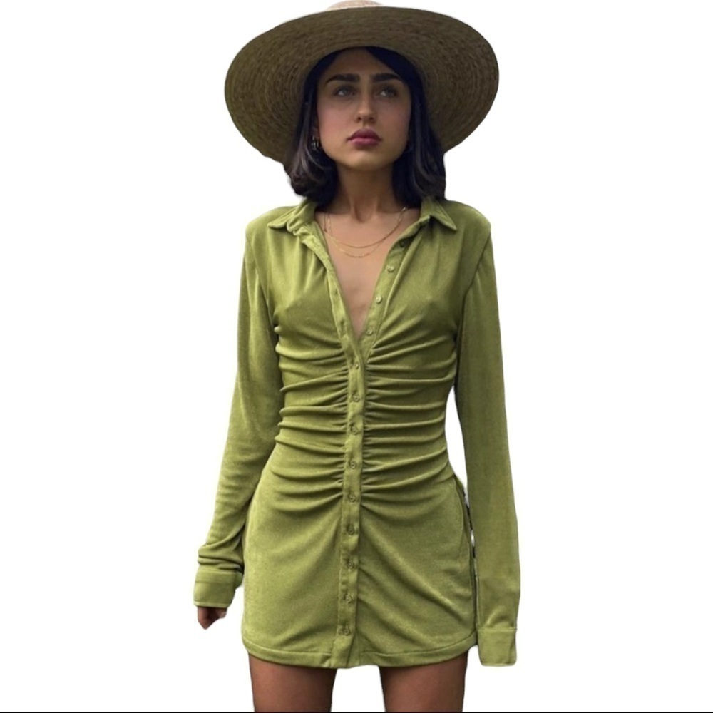 With Jean | Forrest Green Andy Dress - Size Medium